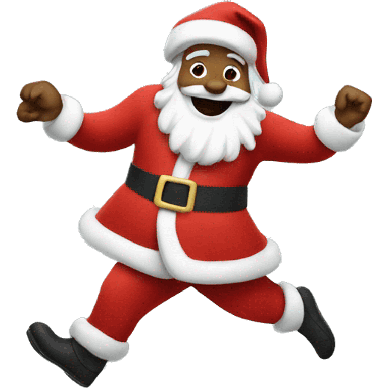 Dancing Santa emoji