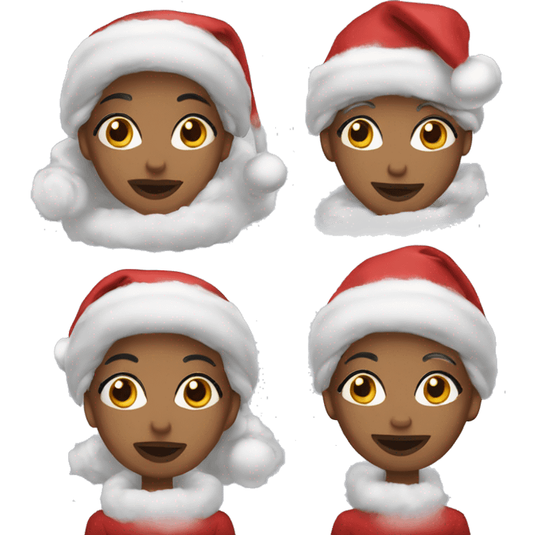 Coquette Christmas emojis emoji