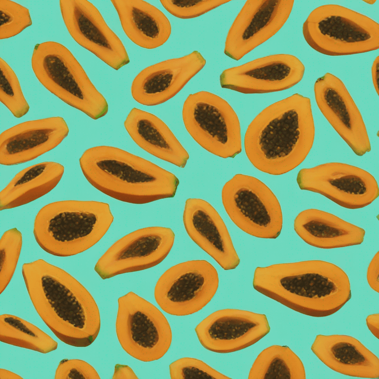 Papaya emoji