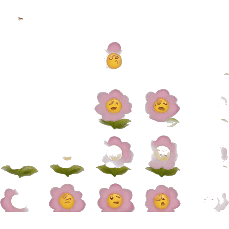 Flower with a crown emoji