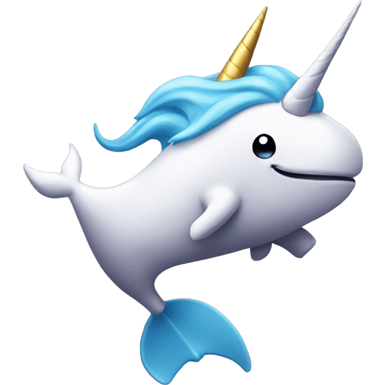 unicorn with a whale on top  emoji