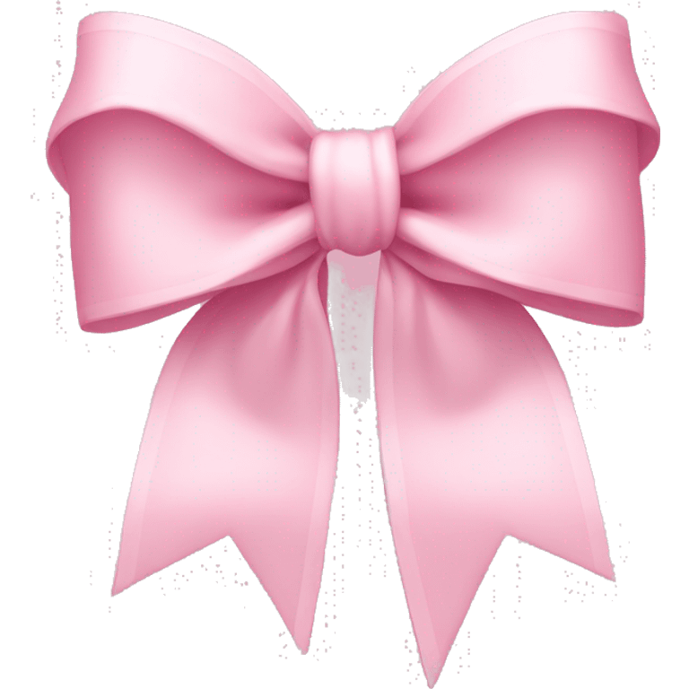 light pink coquette bow emoji