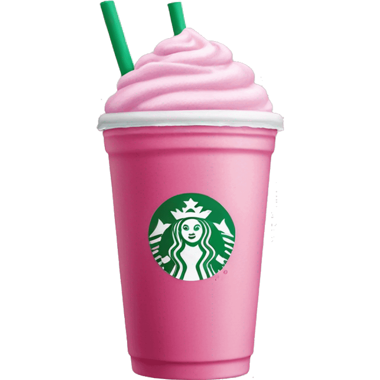 Starbucks pink drink emoji