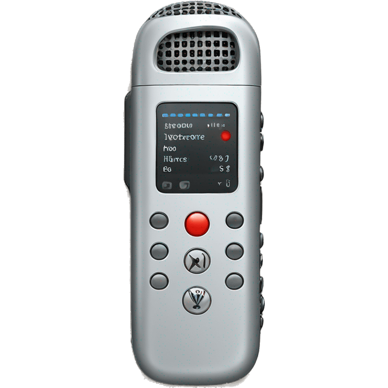 voice recorder memo device emoji