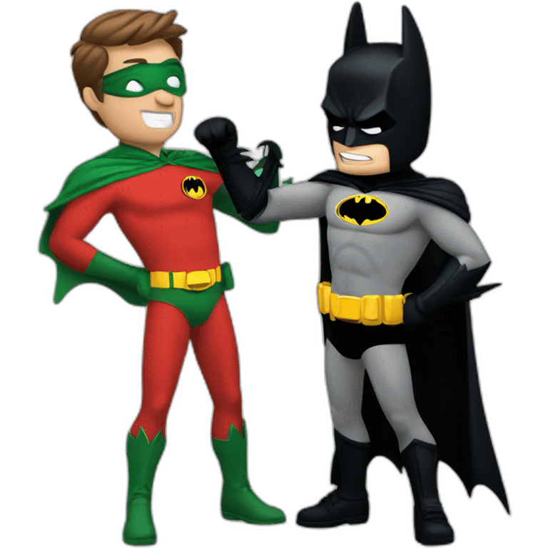 Batman slapping robin emoji