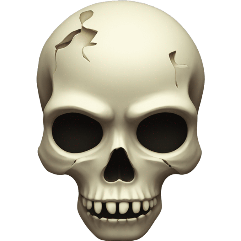 Glitch skull  emoji