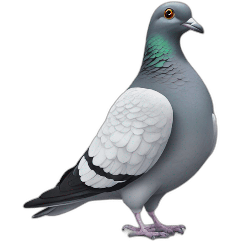 pigeon in sneakers emoji