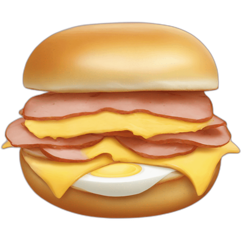 Pork roll egg and cheese bagel emoji