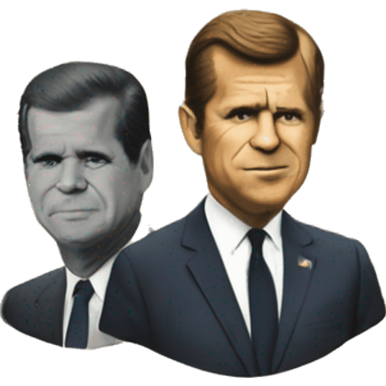 Kennedy and Nixon emoji