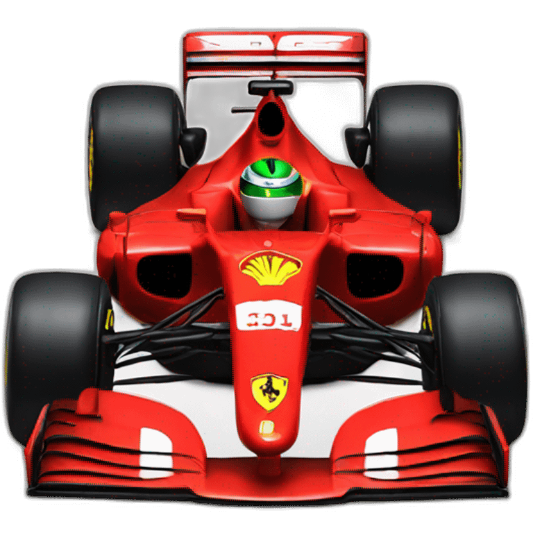 formula 1 ferrari car emoji