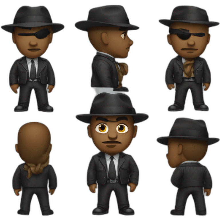 Gangsters  emoji