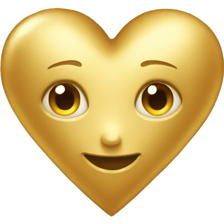 Golden Heart emoji