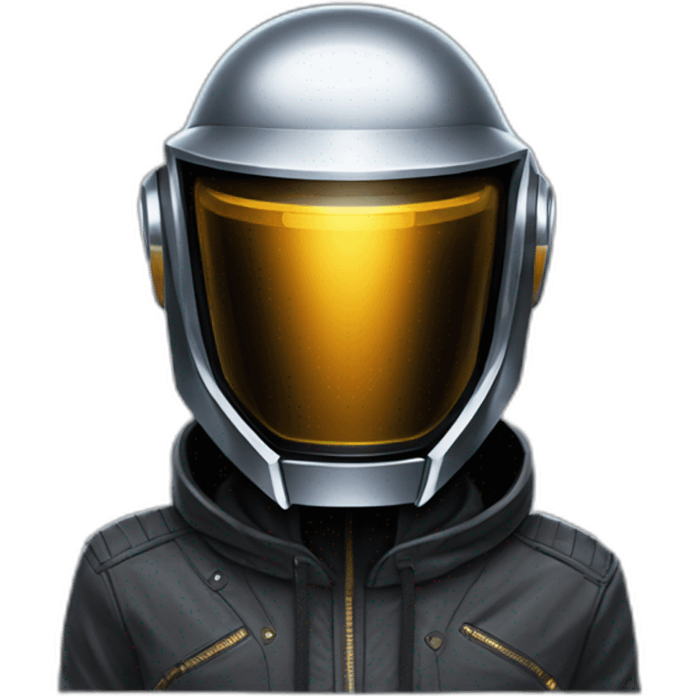 daft punk wearing MKBHD hoodie emoji