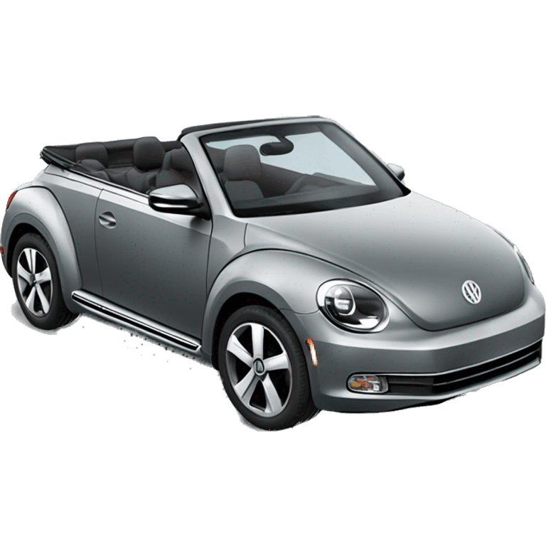 Grey 2013 VW Beetle Convertible  emoji