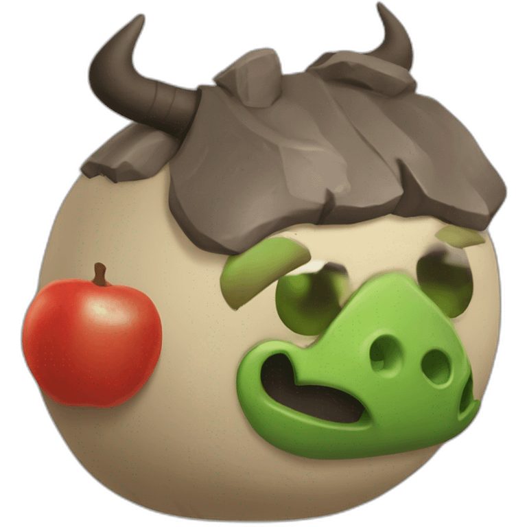 Toro riéndose a carcajadas emoji