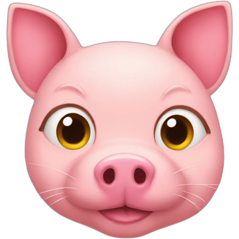 Cat-pig emoji