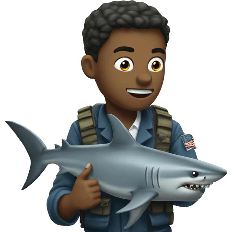 shark going to war emoji