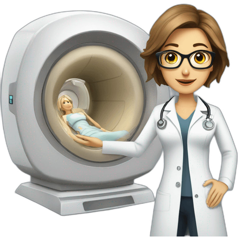 Posh-Radiologist-performing-breast-mri-to-leni-klum emoji