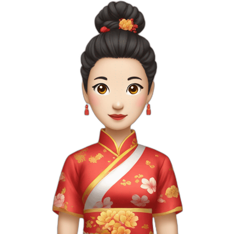 China dress bun tou emoji