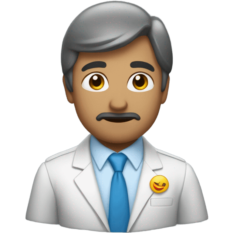 un señor aspirando emoji