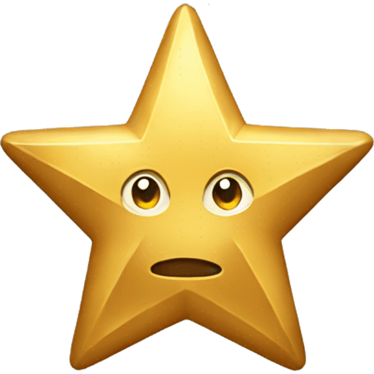 Golden star emoji