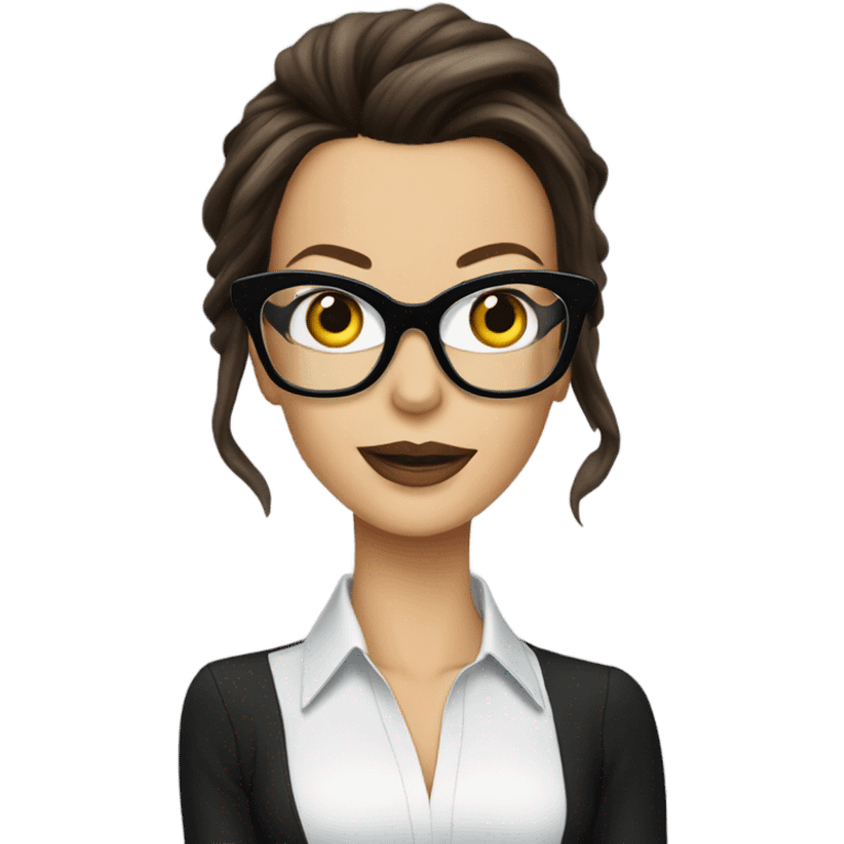 Kate Beckinsale with glasses  emoji