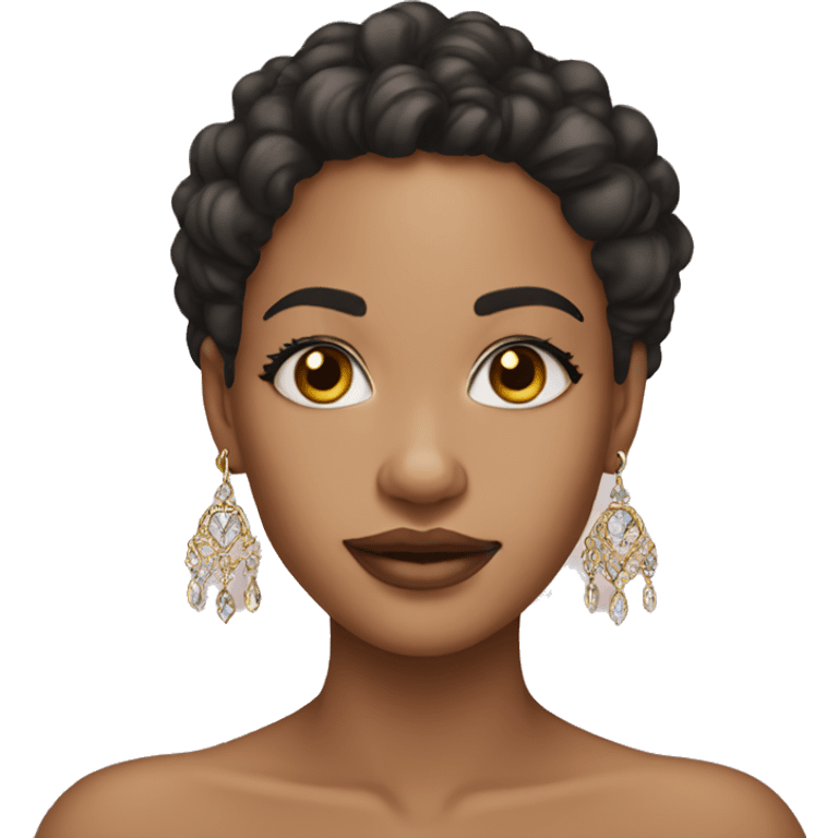 Light skin beauty with jewelry emoji