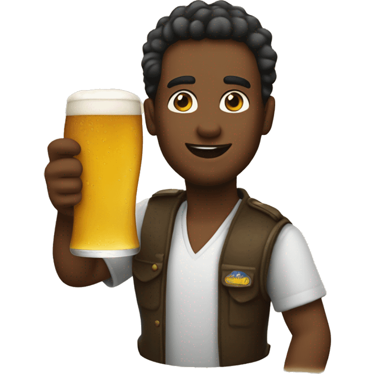 “Beer in hand” emoji