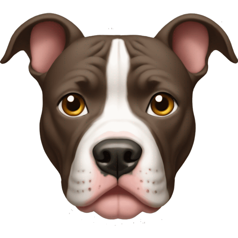 pitbull with cropped ears emoji