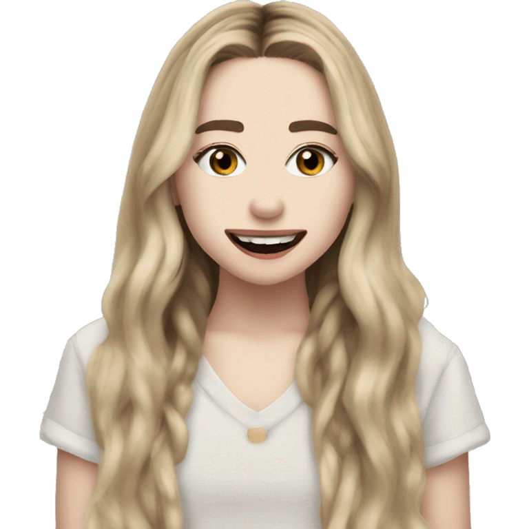 Sabrina Carpenter singing emoji