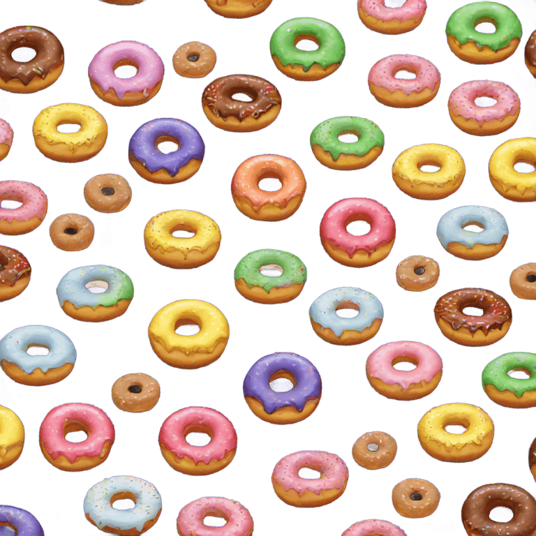 rainbow donut emoji