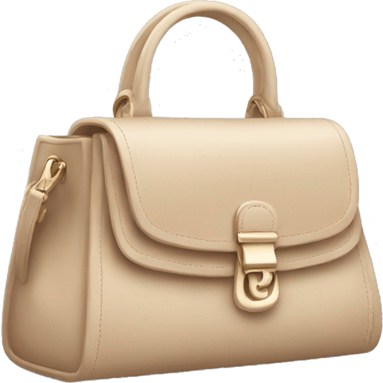 beige handbag emoji