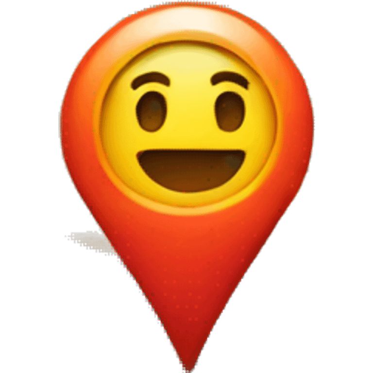 Point on the map  emoji