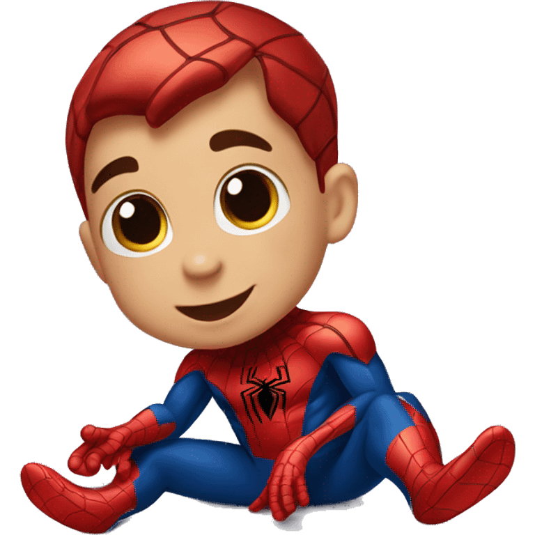 baby spiderman emoji