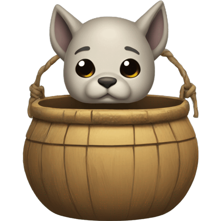 Batong in a honeypot emoji