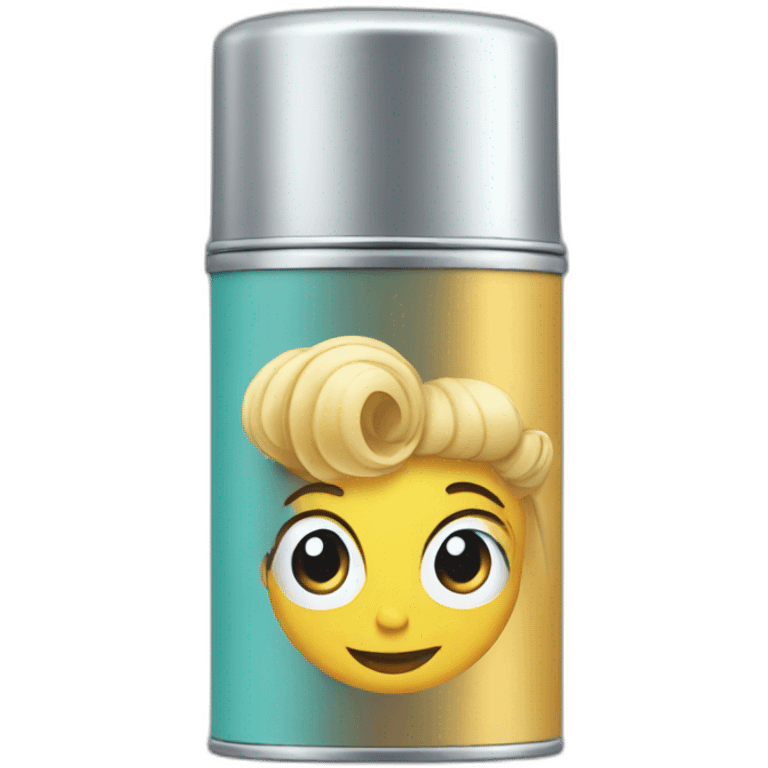 hairspray can emoji