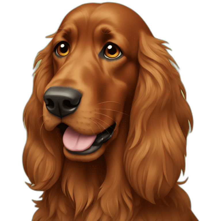 irish setter crying emoji