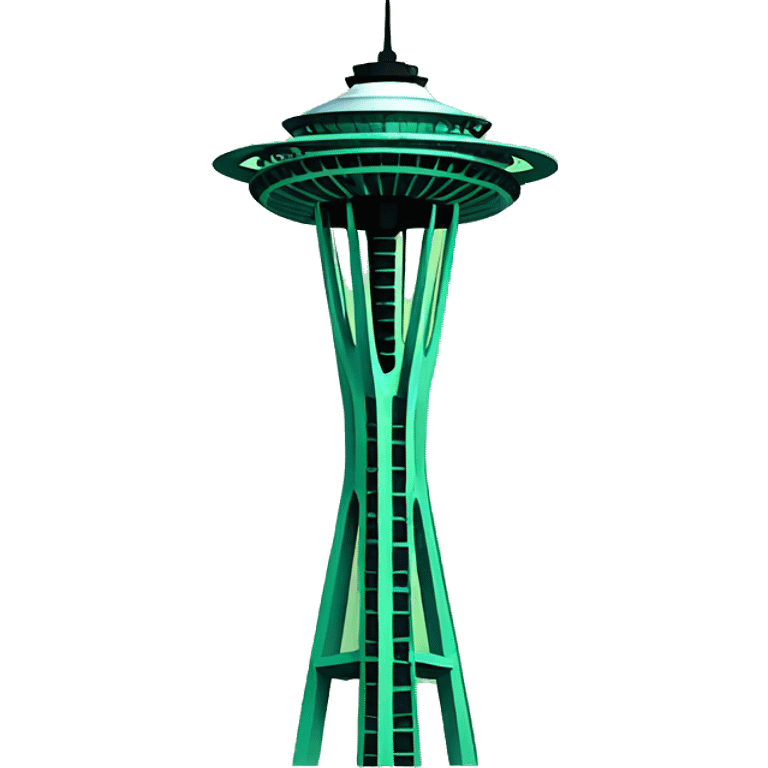 emerald space needle emoji