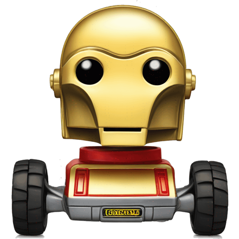 Hot wheels A-Team C-3po caravan  emoji