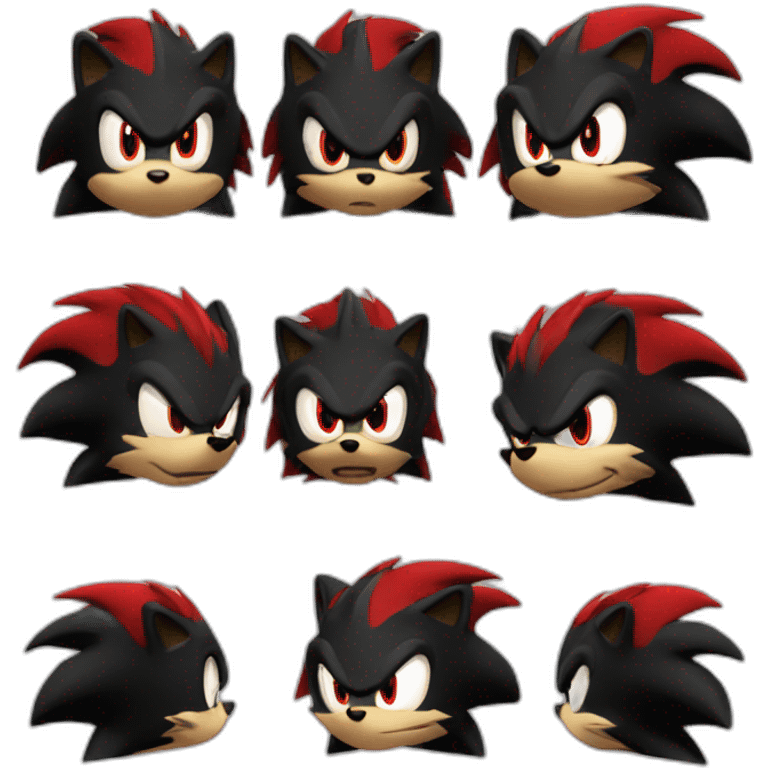 shadow the hedgehog emoji