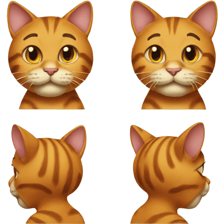 garfield the cat emoji