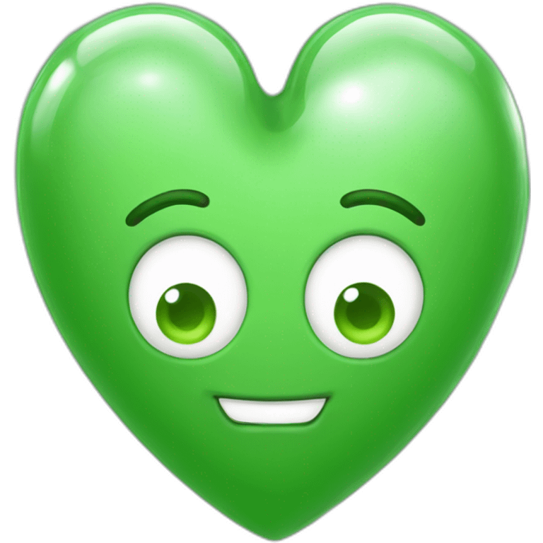 coeur vert d eau emoji