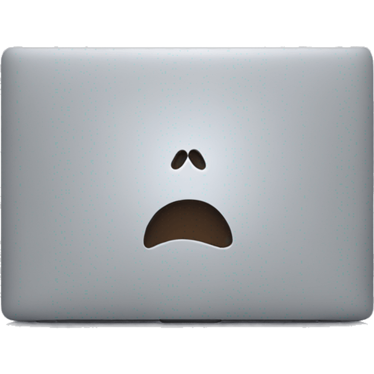 macbook with onlien icon  emoji