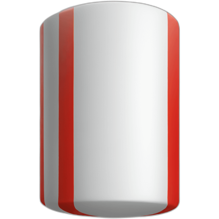 red-and-white-cylinder emoji