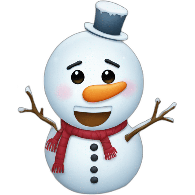 snow man emoji