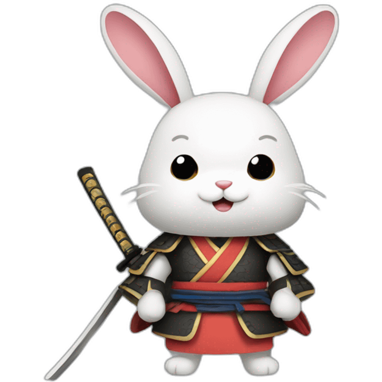 samurai rabbit emoji