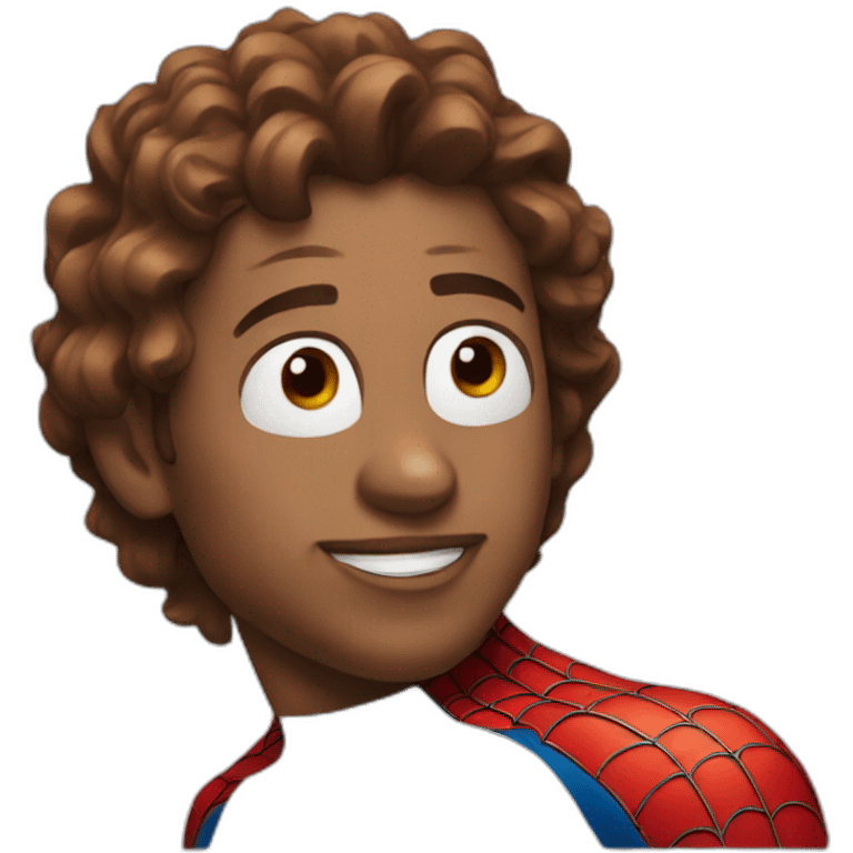 Spiderman portrait emoji