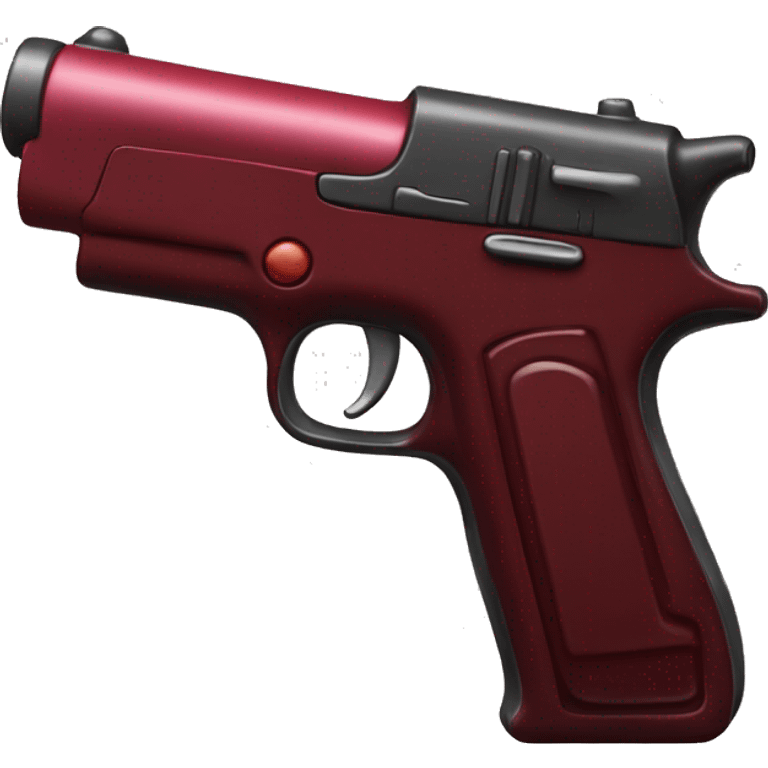 Red wine gun emoji