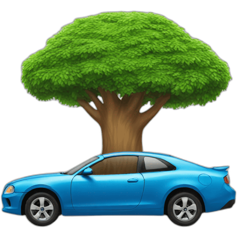 tree on car emoji