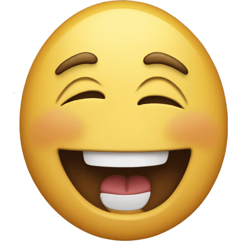 Emoji with a very very big smile emoji